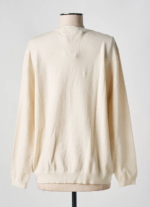 Gilet manches longues beige HALO PARIS pour femme