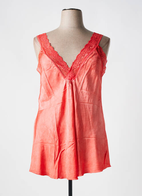 Top orange C'MELODIE pour femme