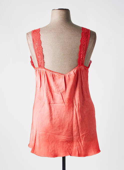 Top orange C'MELODIE pour femme