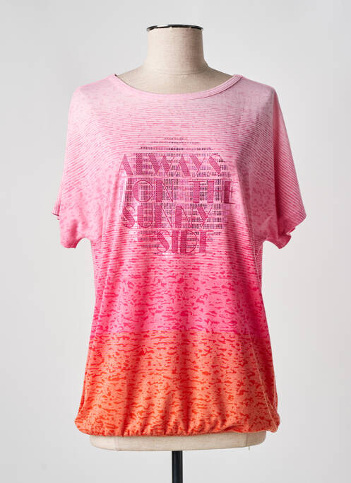 T-shirt rose CECIL pour femme