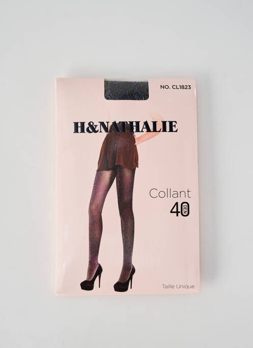 Collants noir H.NATHALIE pour femme
