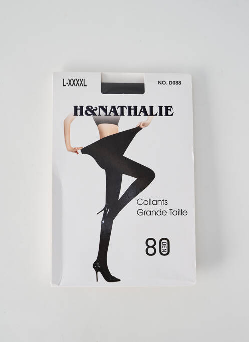 Collants noir H.NATHALIE pour femme