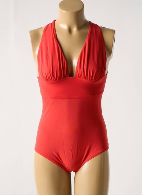 Maillot de bain 1 pièce rouge PAIN DE SUCRE pour femme