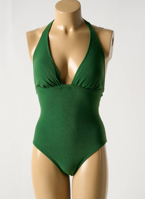 Maillot de bain 1 pièce vert PAIN DE SUCRE pour femme