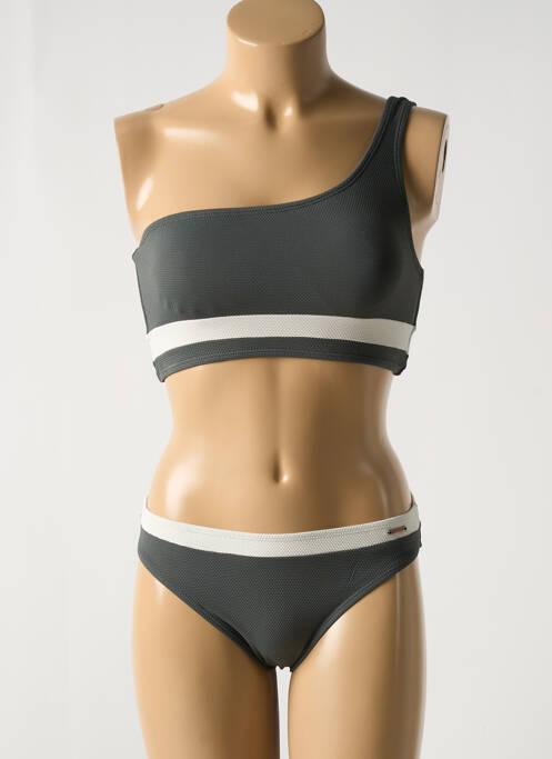 Maillot de bain 2 pièces vert PROTEST pour femme