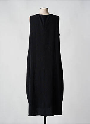 Robe mi-longue sans manche sans manche noir G!OZE femme