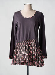 Tunique manches longues col rond rose RHUM RAISIN femme
