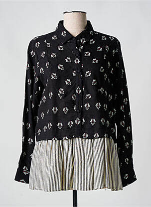 Blouse manches longues manches longues noir RHUM RAISIN femme