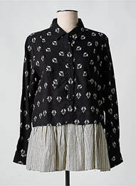 Blouse manches longues manches longues noir RHUM RAISIN femme