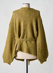 Gilet manches longues vert CHERRY PARIS pour femme seconde vue