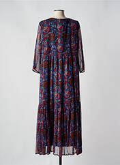 Robe longue bleu PALME pour femme seconde vue