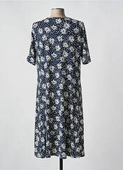 Robe mi-longue bleu SIGNATURE pour femme seconde vue