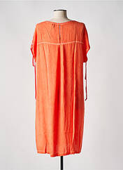 Robe mi-longue orange MALOKA pour femme seconde vue