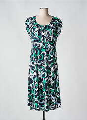Robe mi-longue vert SIGNATURE pour femme seconde vue