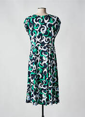 Robe mi-longue vert SIGNATURE pour femme seconde vue