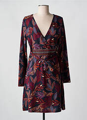 Robe mi-longue violet PALME pour femme seconde vue