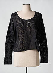 Top noir BORIS INDUSTRIES pour femme seconde vue