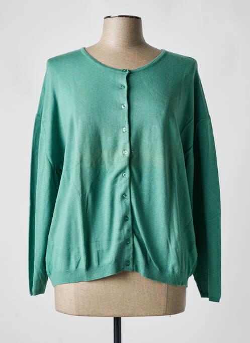 Gilet manches longues vert MASAI pour femme