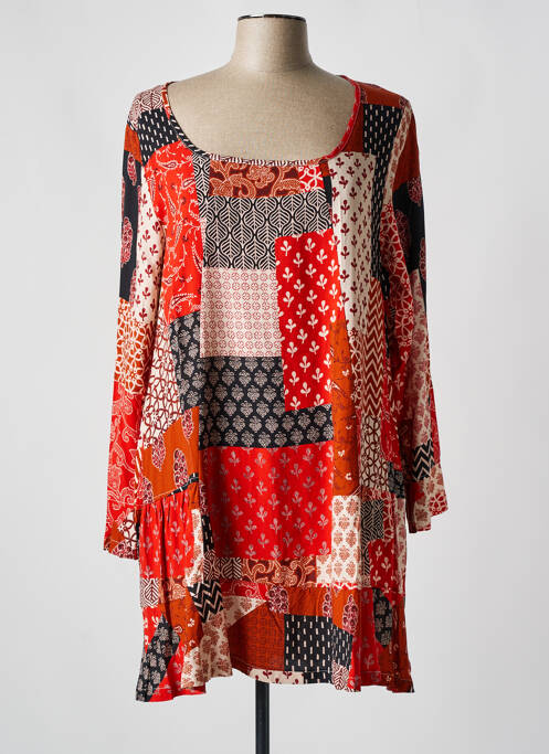 Robe courte orange G!OZE pour femme