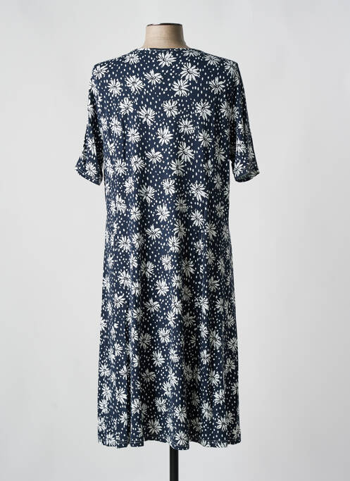 Robe mi-longue bleu SIGNATURE pour femme