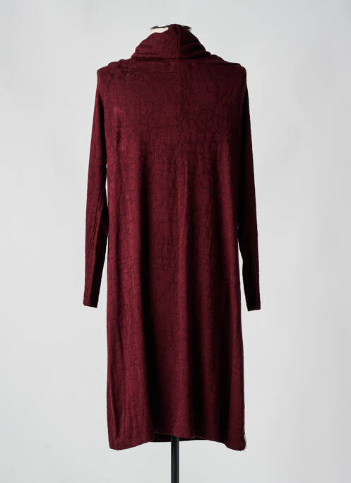 Robe mi-longue rouge AMMA pour femme