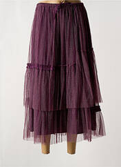 Jupe longue violet RHUM RAISIN pour femme seconde vue