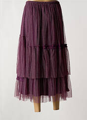 Jupe longue violet RHUM RAISIN pour femme seconde vue