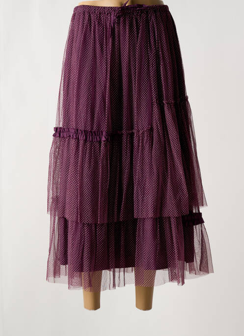 Jupe longue violet RHUM RAISIN pour femme