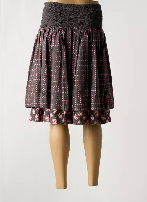 Jupe mi-longue rose RHUM RAISIN femme