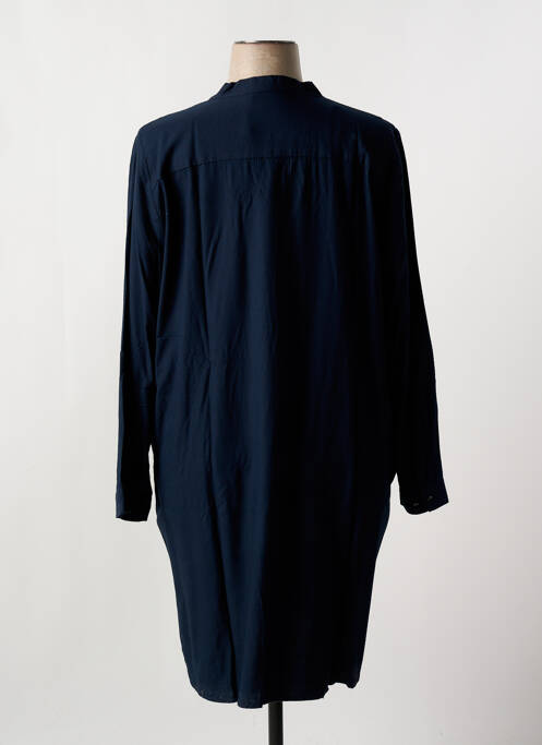 Robe mi-longue bleu SIGNATURE pour femme