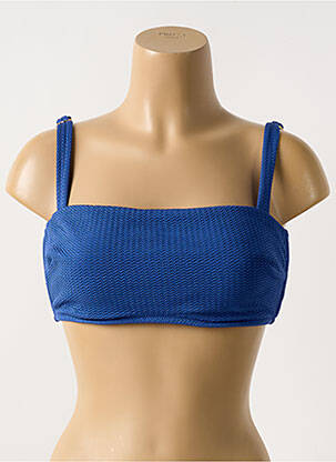 Haut de maillot de bain stretch haut bandeau bleu SEAFOLLY femme