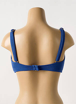 Haut de maillot de bain stretch haut bandeau bleu SEAFOLLY femme