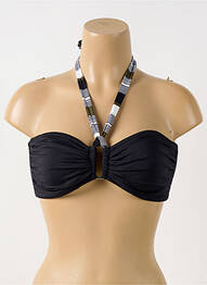 Haut de maillot de bain haut soutien-gorge moulé haut soutien-gorge moulé noir GRAIN DE SABLE femme