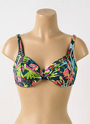 Haut de maillot de bain vert GRAIN DE SABLE pour femme seconde vue