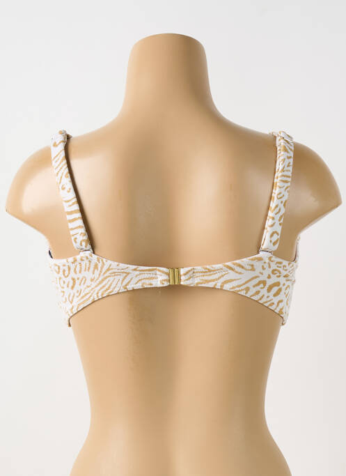 Haut de maillot de bain beige GRAIN DE SABLE pour femme