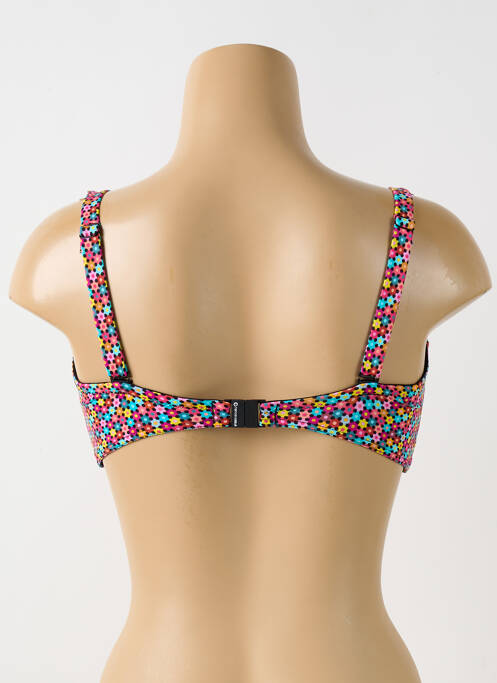 Haut de maillot de bain rose GRAIN DE SABLE pour femme