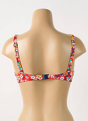Haut de maillot de bain haut soutien-gorge moulé haut soutien-gorge moulé rouge GRAIN DE SABLE femme