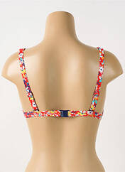 Haut de maillot de bain rouge GRAIN DE SABLE pour femme seconde vue