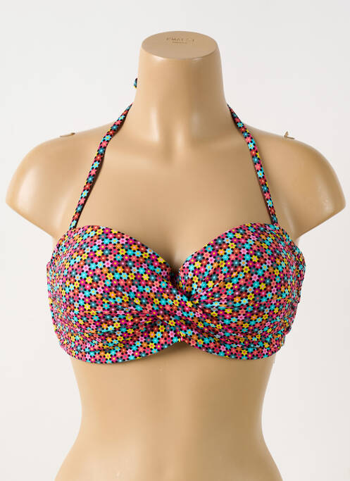 Haut de maillot de bain haut bandeau haut bandeau violet GRAIN DE SABLE femme