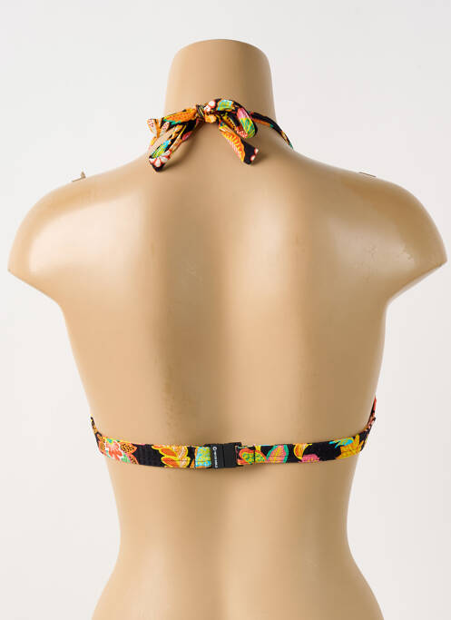 Haut de maillot de bain noir GRAIN DE SABLE pour femme