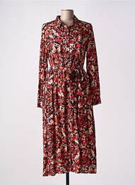 Robe longue manches longues manches longues rose LOLA ESPELETA femme