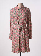 Robe mi-longue marron C'EST BEAU LA VIE pour femme seconde vue