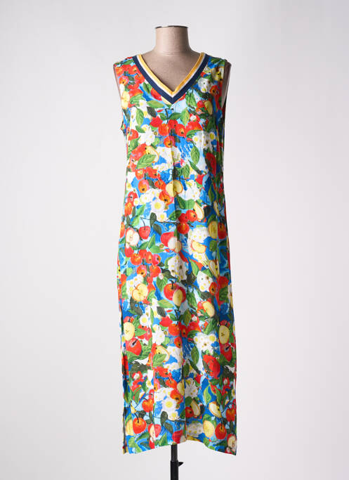 Robe longue bleu MALOKA pour femme