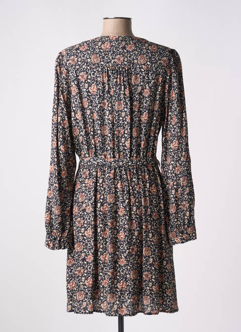 Robe mi-longue marron C'EST BEAU LA VIE pour femme