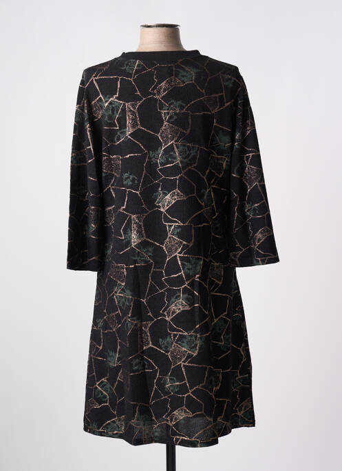 Robe mi-longue noir VEGAS pour femme