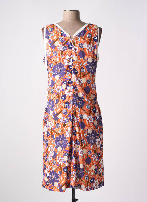 Robe mi-longue orange MERI & ESCA pour femme