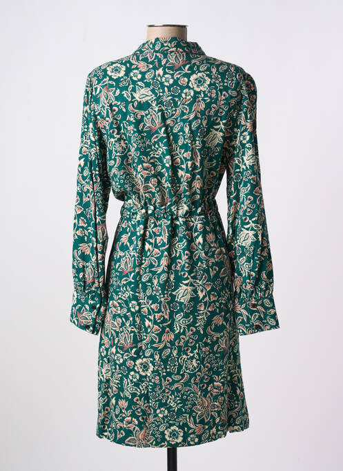 Robe mi-longue vert C'EST BEAU LA VIE pour femme