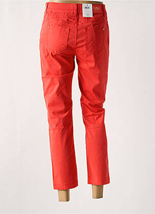 Pantalon 7/8 stretch taille normale rouge C'EST BEAU LA VIE femme