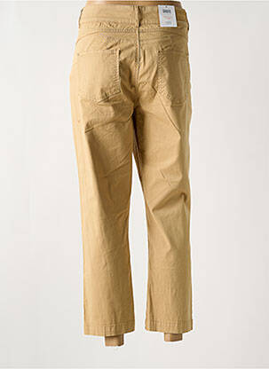 Pantalon 7/8 stretch taille normale beige C'EST BEAU LA VIE femme
