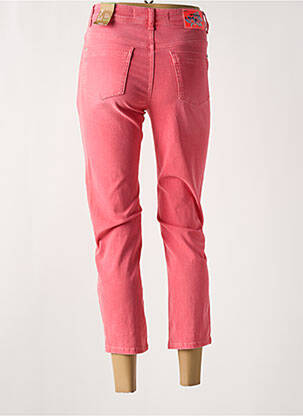 Jeans coupe slim stretch taille basse rose CECILE BOCCARA femme